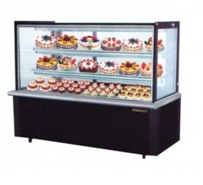 Tủ trưng bày bánh kính vuông 0,9m Berjaya RCS09SB13-2FB	 - Hàng chính hãng