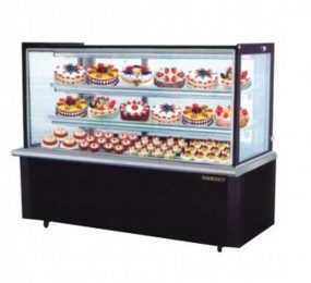 Tủ trưng bày bánh kính vuông 1,5m Berjaya RCS15SB13-2FB - Hàng chính hãng