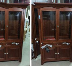 Tủ trưng bày xuất Châu Âu mới 100% 1m x 40 x 1m95 - Hàng chính hãng