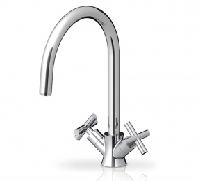 Vòi rửa chén Pyramis 095131001 Alegreto Chrome - Hàng chính hãng