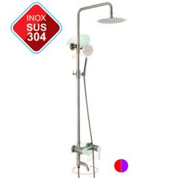 Vòi sen cây nóng lạnh inox Roland RL18 - Hàng chính hãng