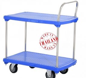 Xe đẩy hàng sàn nhựa 2 tầng Sumo NP-220S - Hàng chính hãng