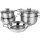 Bộ 5 nồi inox ba đáy nắp kiếng FiveStar FS08CG1 - Hàng chính hãng