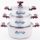 Bộ nồi Anod đáy từ Sunhouse SH5533 - Hàng chính hãng