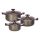 Bộ nồi Anod Sunhouse SH8831EB - Hàng chính hãng