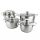 Bộ nồi cao cấp KaRat Fivestar Inox 8 món FS08CK - Hàng chính hãng