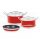 Bộ nồi chảo Hafele COOKWARE RED 531.08.042 - Hàng chính hãng
