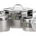 Bộ nồi inox 5 đáy nắp kính Kalite KL-333 - Hàng chính hãng