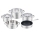 Bộ nồi inox 5 món Arber Paladi - Hàng chính hãng