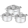Bộ nồi Inox cao cấp Kangaroo KG304IP1 - Hàng chính hãng