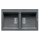 Chậu rửa chén Elica KARTESIO 2B IRON GREY - Hàng chính hãng