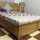 Giường đầu cong có 2 hộc kéo 1m4 x 2m - Hàng chính hãng