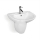 Lavabo treo liền khối Sarika SR-2052 - Hàng chính hãng