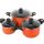 Bộ nồi 3 chiếc nhôm đáy từ Kangaroo KG932 - Hàng chính hãng