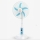 Quạt sạc tích điện Honjianda HJD-FL 803 (Bình 12v7.5Ah) - Hàng chính hãng