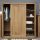 Tủ áo sồi cánh trượt gỗ sồi mỹ 1m8 x 2m x 60 - Hàng chính hãng