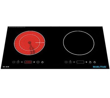 Bếp đôi hồng ngoại - điện từ Bluestar NG-02IRA - Hàng chính hãng