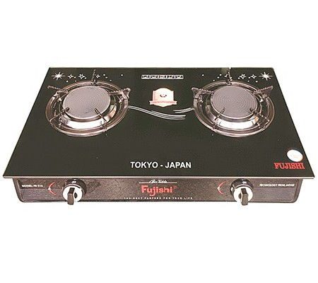 Bếp ga đôi hồng ngoại có chức năng hâm Fujishi FR215  - Hàng chính hãng