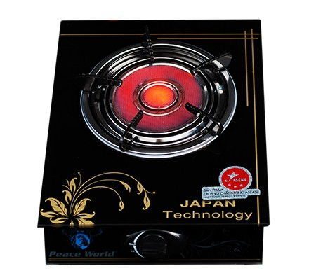 Bếp gas đơn hồng ngoại Peace World PW-017HNH - Có chế độ hâm - Hàng chính hãng