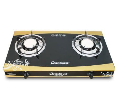 Bếp gas hồng ngoại Queenhouse QH-2525  - Đầu điếu Inox - Hàng chính hãng