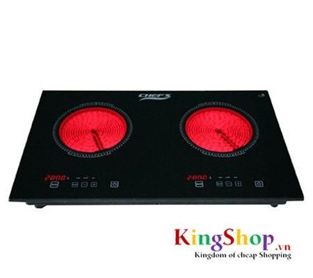 Bếp đôi hồng ngoại Chef's EH-DHL2000A - Hàng chính hãng