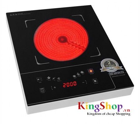 Bếp hồng ngoại SANKO SPN 7617W –  Tiêu Chuẩn Châu Âu - Hàng chính hãng