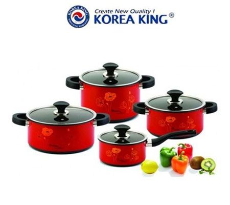Bộ 4 nồi Korea King KAL-18000R - Hàng chính hãng