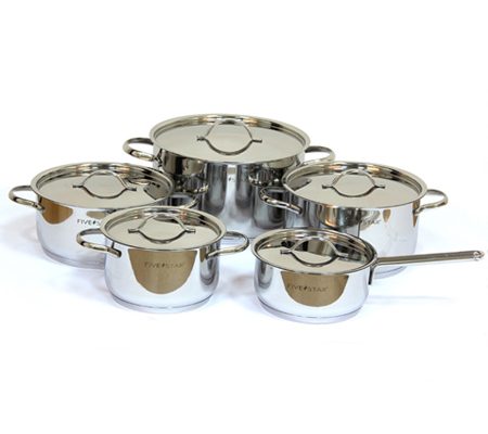 Bộ nồi Inox cao cấp Kitchi FiveStar - Hàng chính hãng