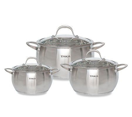 Bộ nồi Inox TAKA NI03T - Hàng chính hãng