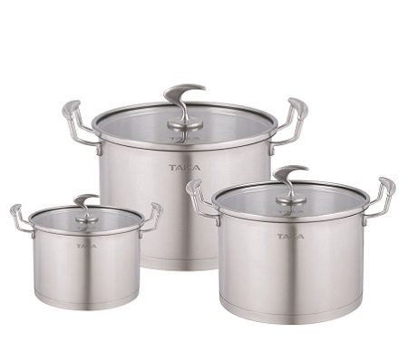 Bộ nồi inox Taka TKC03A - Hàng chính hãng