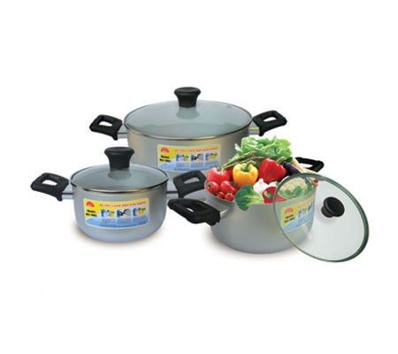 Bộ nồi Kim Cương KC-3NC - Hàng chính hãng