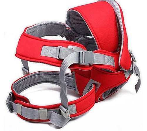 Đai địu em bé 6 tư thế Baby Carrier - Màu đỏ - Hàng chính hãng