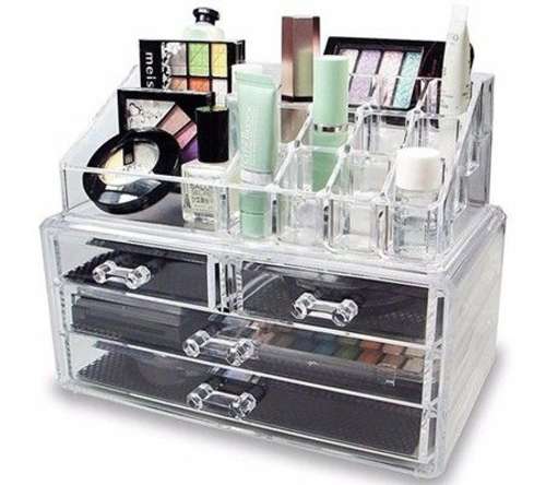 Kệ mỹ phẩm 4 tầng trong suốt - Hàng chính hãng