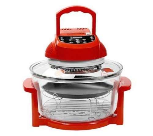 Lò nướng thủy tinh Lucky Home LK-2344KS - Công suất 1400W - Hàng chính hãng