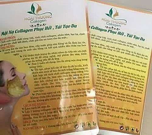 Mặt nạ collagen tái tạo da Hoài Thương Organic - Hàng chính hãng
