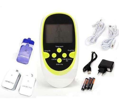 Máy massage trị liệu + 8 miếng dán Health Herald - Hàng chính hãng