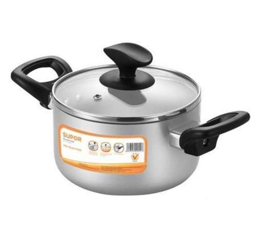 Nồi canh hợp kim nhôm oxy hóa mềm Supor H06011 - Dung tích 3.2L - Hàng chính hãng
