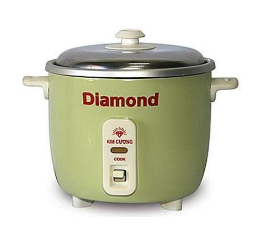 Nồi cơm điện Kim Cương KC-0.3LR - Nắp rời 0.3 lít - Hàng chính hãng