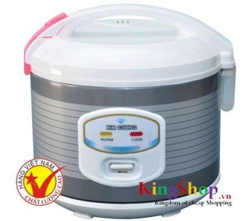 Nồi cơm điện nắp gài Kim Cương 1.2LGĐ 1,2 lít – Thương hiệu Việt - Hàng chính hãng