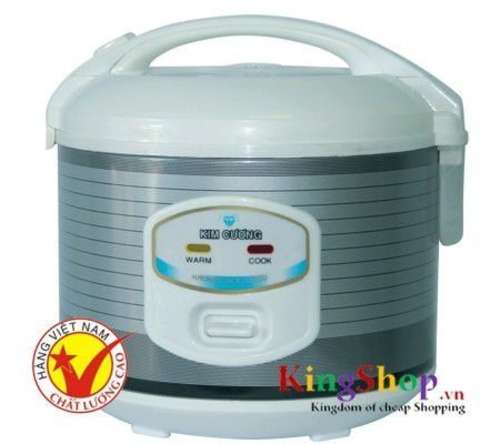 Nồi cơm điện nắp gài Kim Cương 1.8LGĐ 1,8 lít – Thương hiệu Việt - Hàng chính hãng