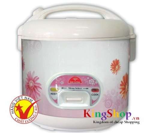 Nồi cơm điện nắp gài Kim Cương 2.2LG 2,2 lít – Thương hiệu Việt - Hàng chính hãng