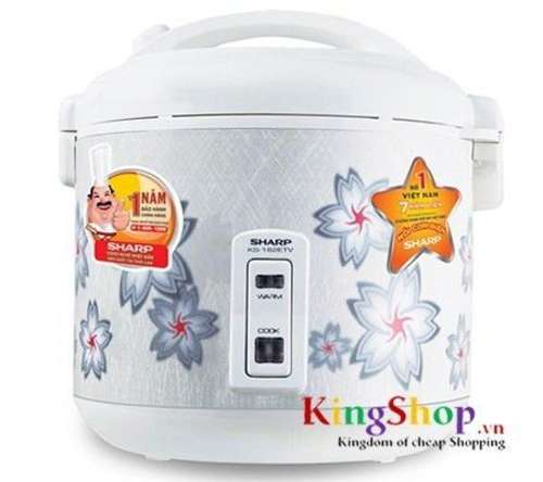 Nồi cơm điện Sharp KS-182ETV - Thương hiệu Nhật Bản - Hàng chính hãng