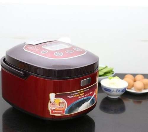 Nồi cơm điện tử Sharp KS-TH18 RD - Hàng chính hãng