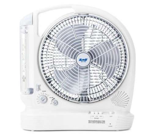 Quạt sạc Alpha AF-1701 - Đèn tube - FM/AM - 2 bình ắc qui - Hàng chính hãng