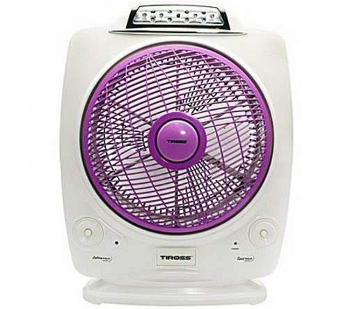 Quạt đèn sạc Tiross TS917 - Hàng chính hãng