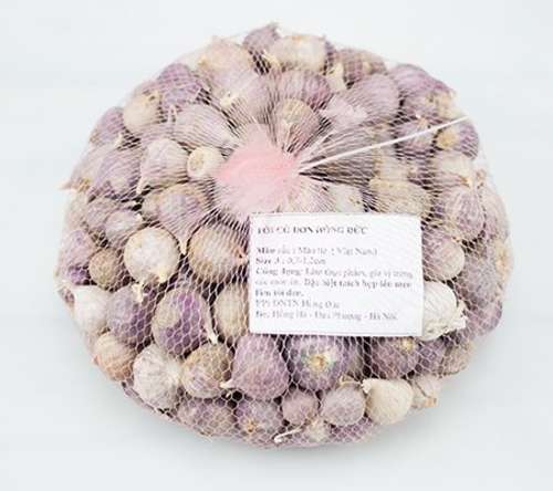 Tỏi cô đơn Hồng Đức Size 3 kích cỡ 0.7 - 1.2cm - Hàng chính hãng