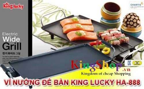 Vỉ nướng điện King Lucky HA-888 - Hàng chính hãng