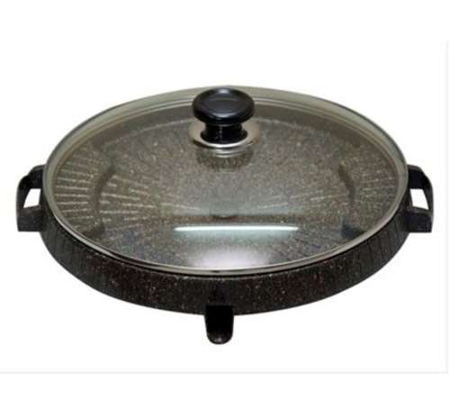 Vỉ nướng vân đá hoa cương Happy Cook HC-32BP - Đường kính 32cm - Hàng chính hãng